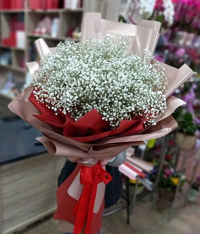 Букет цветов из: Гипсофила в Кузнецово
