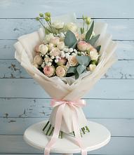 Букет цветов из:  Розы и Лизиантусы #REPLACE_PRED# Кузнецово