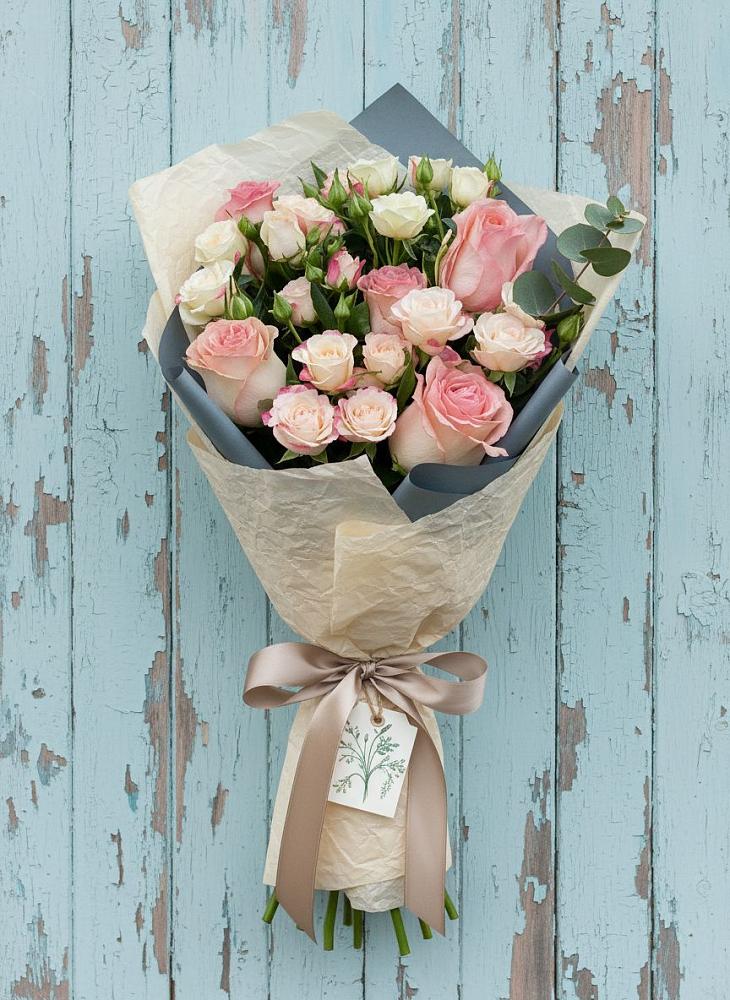 Букет цветов из: Розы в Кузнецово