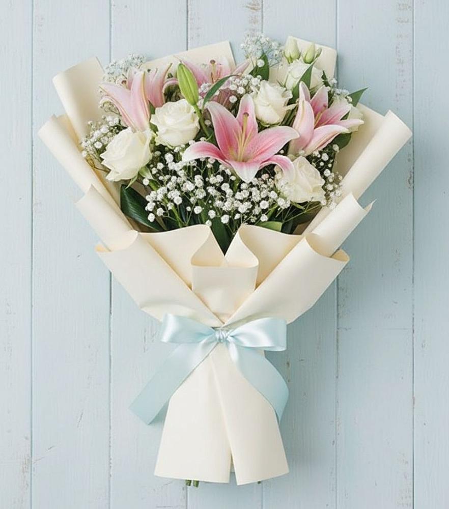 Букет цветов из: Лилии в Кузнецово