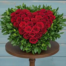 Цветочная композиция из Розы в виде сердца #REPLACE_PRED# Кузнецово