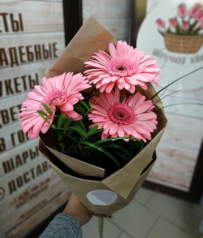 Букет цветов из: Герберы в Кузнецово
