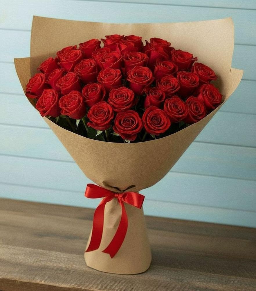 Букет Красные розы Милано в Кузнецово