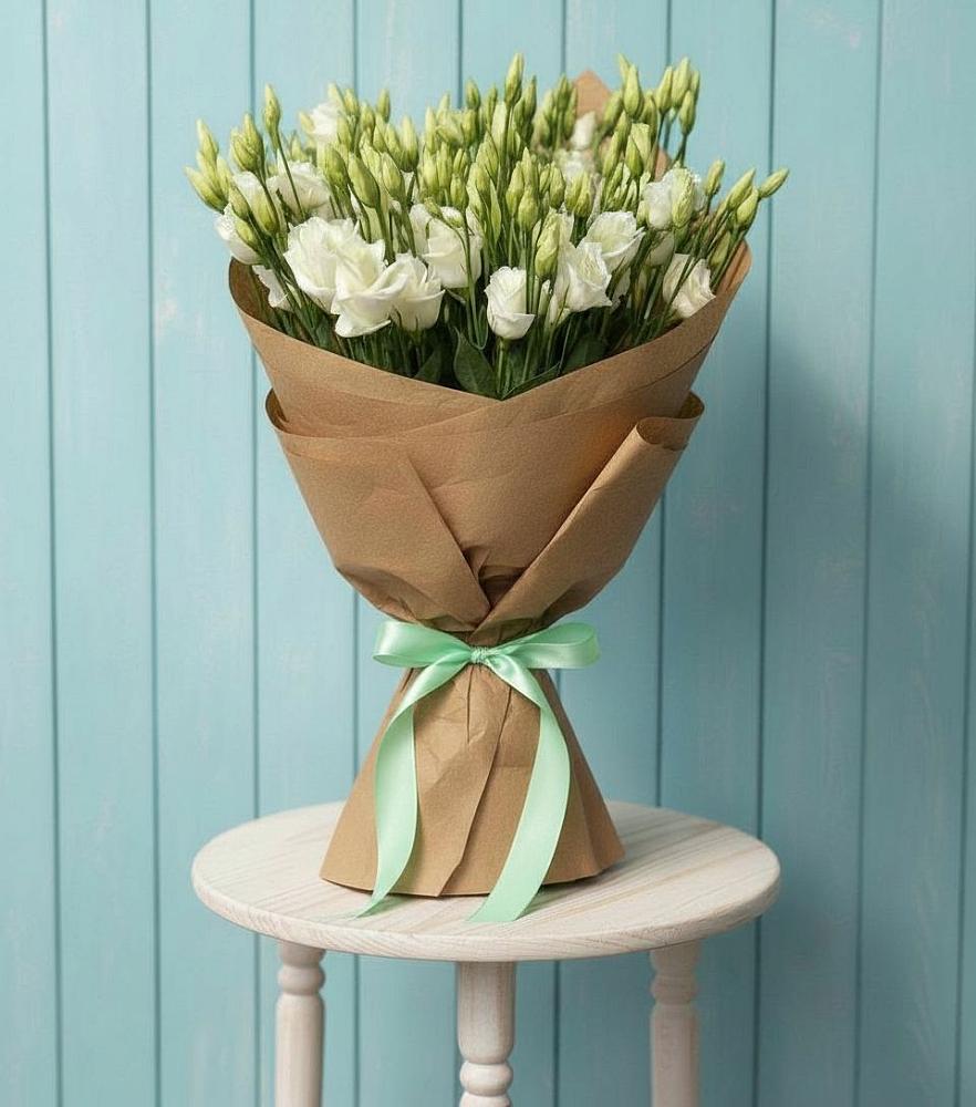 Букет цветов из: Лизиантусы в Кузнецово