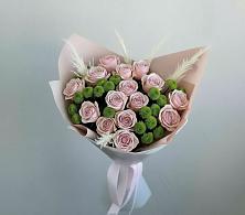 Букет цветов из:  Розы и Хризантемы в Кузнецово