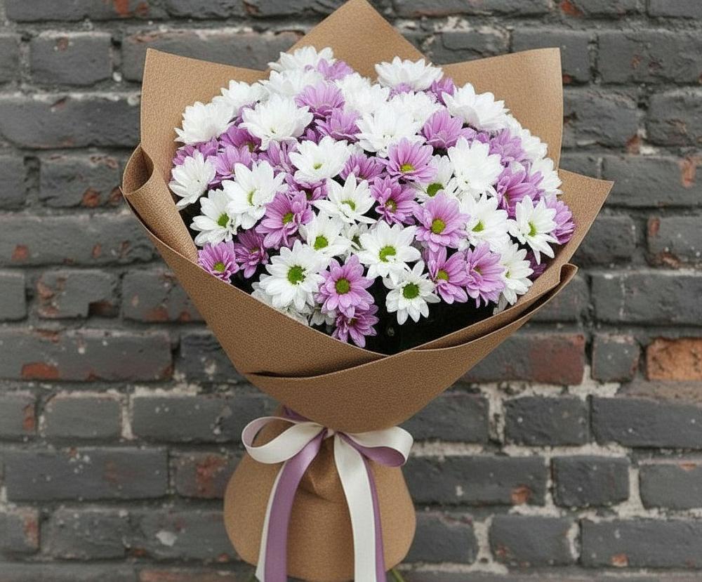 Букет цветов из: Хризантемы в Кузнецово
