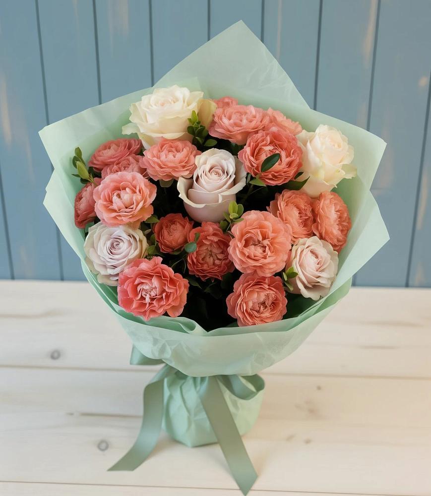 Букет цветов из: Розы в Кузнецово