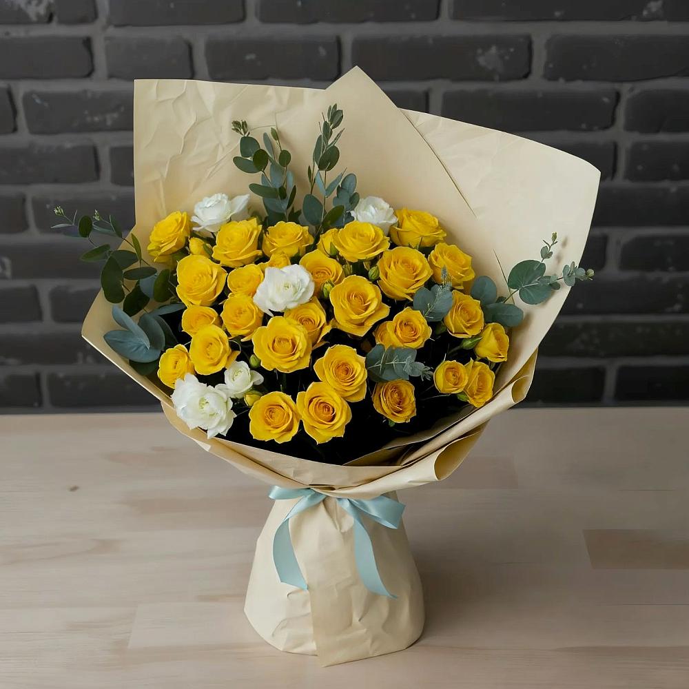 Букет цветов из: Розы в Кузнецово