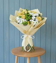 Букет цветов из:  Хризантемы и Розы #REPLACE_PRED# Кузнецово