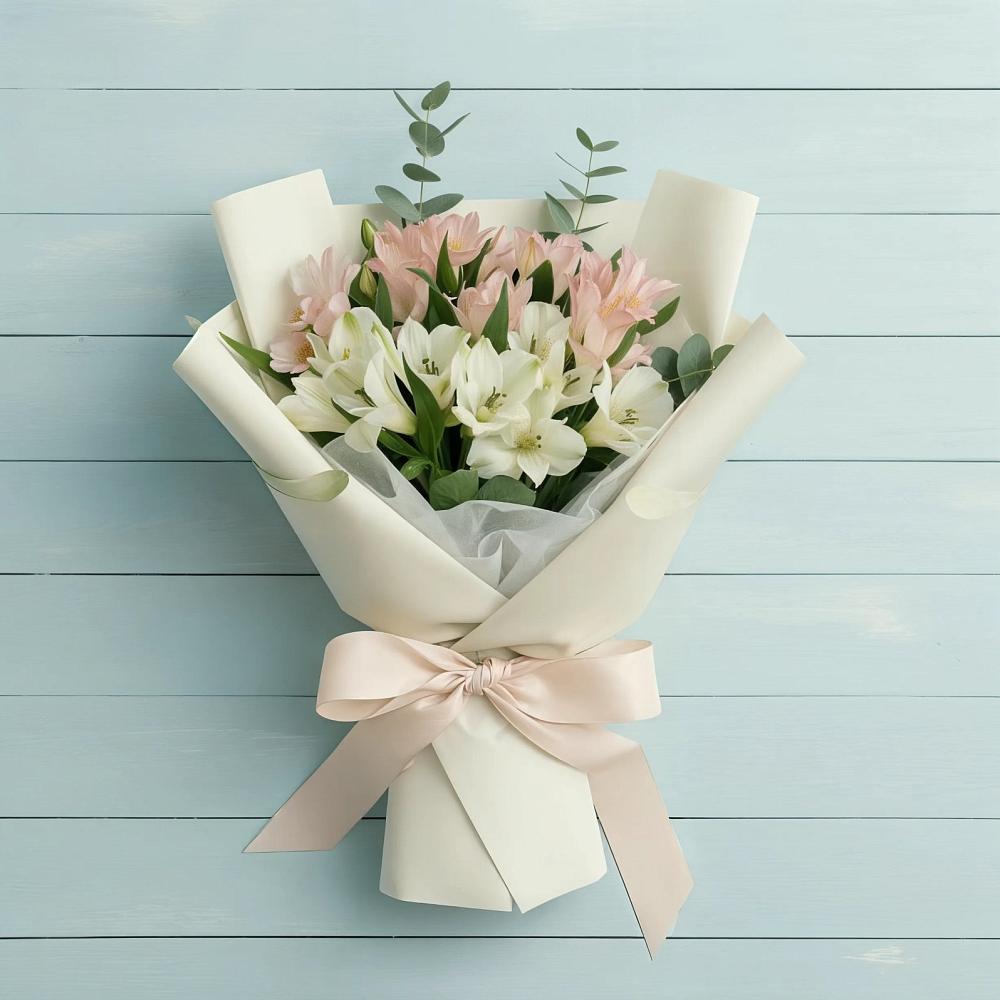 Букет цветов из: Альстромерии в Кузнецово