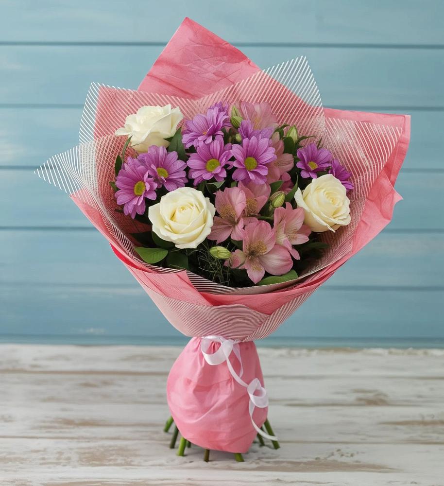 Букет цветов из: Герберы в Кузнецово