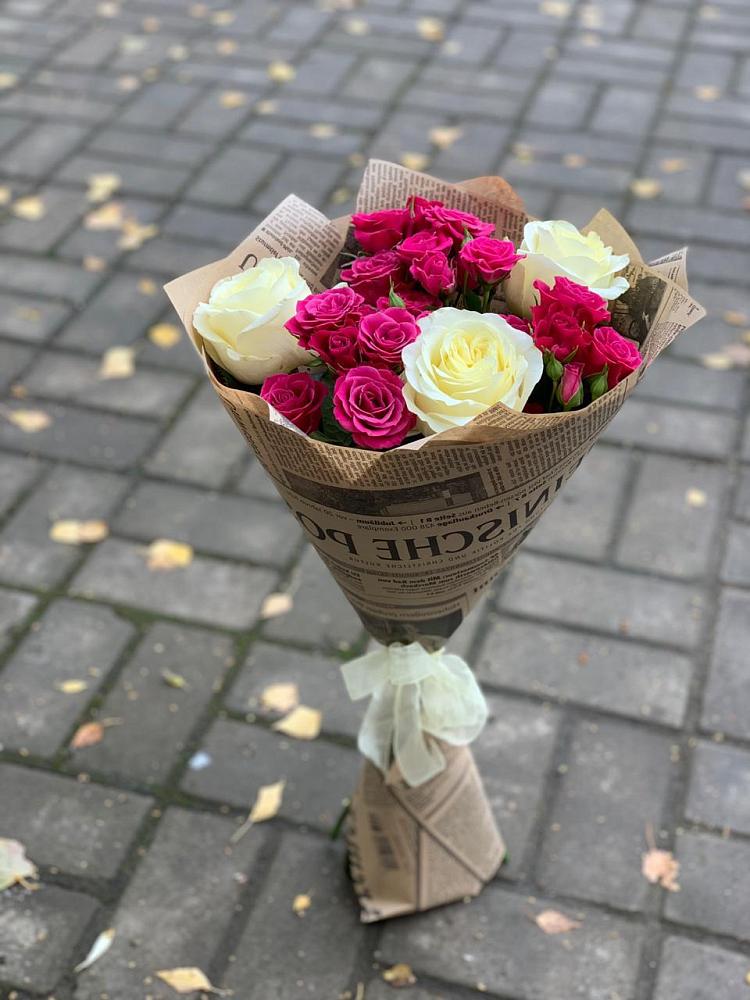 Букет цветов из: Розы в Кузнецово