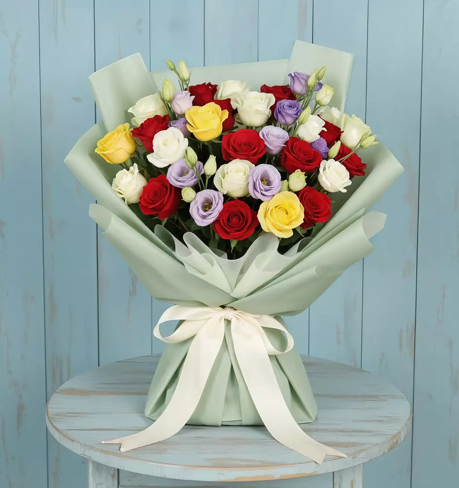 Букет цветов из: Розы в Кузнецово